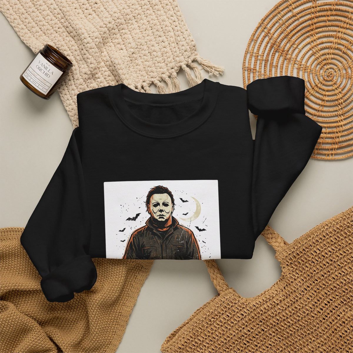 Michael Myers Crewneck Sweatshirt — The Boogeyman Is Coming Halloween Pullover
