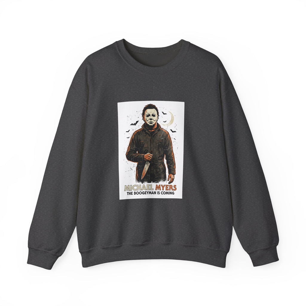 Michael Myers Crewneck Sweatshirt — The Boogeyman Is Coming Halloween Pullover
