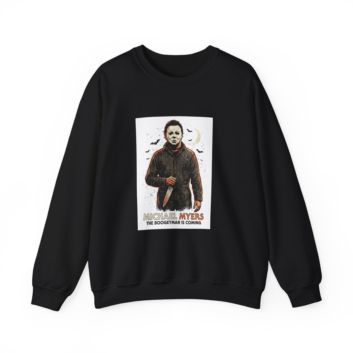 Michael Myers Crewneck Sweatshirt — The Boogeyman Is Coming Halloween Pullover